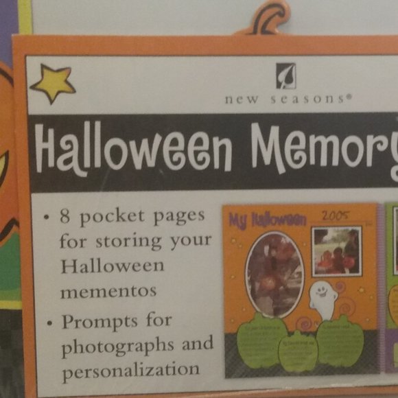 Halloween Memory Album and Foam Sticker Book Lot - Picture 3 of 9